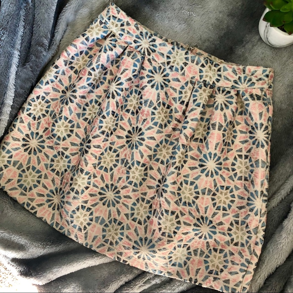Francesca’s multicolored skirt